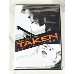 Movie Taken DVD New Sealed Extended Cut Liam Neeson 2008 Widescreen Dolby
